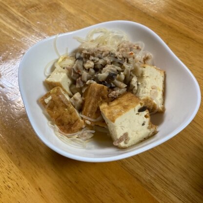 いままで作ったことのない料理でとてもおいしかったです。豆板醤を最後に入れて取り分けて子どもも食べられました。ありがとうございました！